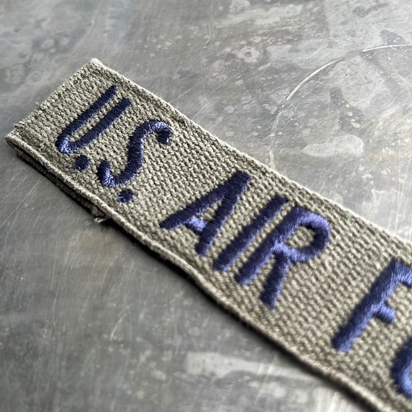 U.S. AIR FORCE embroidered tape patch - vintage - Picture 6 of 10